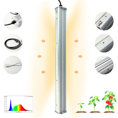 Qualität  4 Feet Professional Double Sided Light Full Spectrum Waterproof LED Hydroponic Tube Grow Light Bar usine