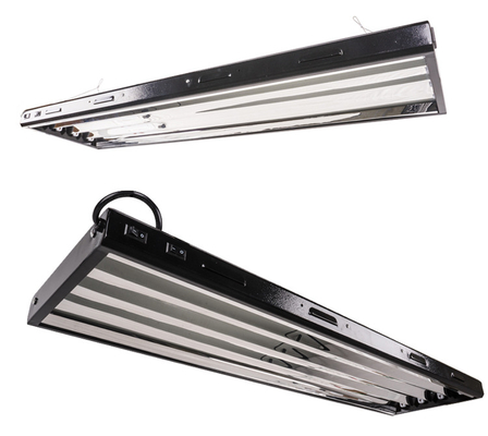 Hydroponics Hortiking metal 2 4 sq ft 4 6 8 tube T5 ho bar fluorescent led grow light fixture fixture